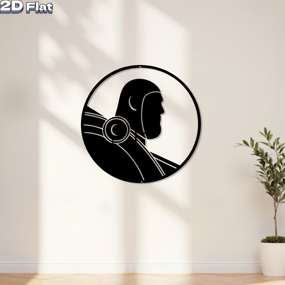 Tech Office Wall Art - Modern Robot Aluminum Wall Art Weatherproof