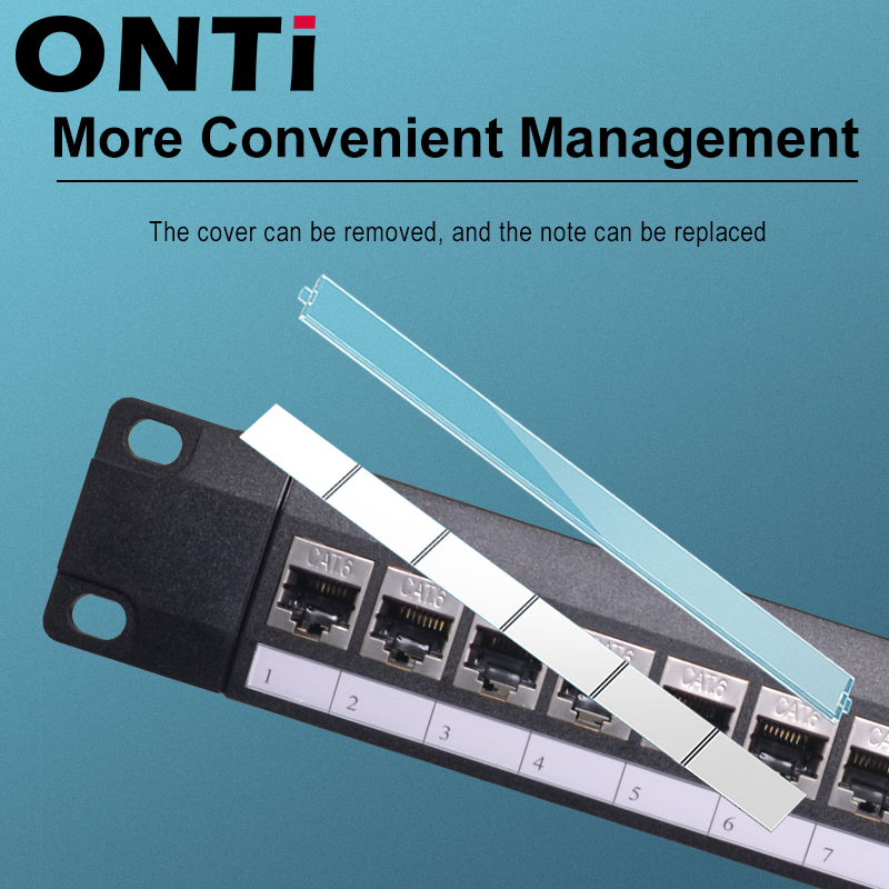 ONTi 19in 1U Rack 24 Port CAT6 - Patch Panel Cat6 ulasan dan harga