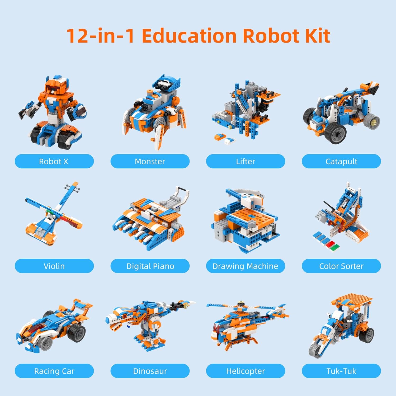 Modern STEM Robot Building Kit - Tech Office Building ulasan dan harga