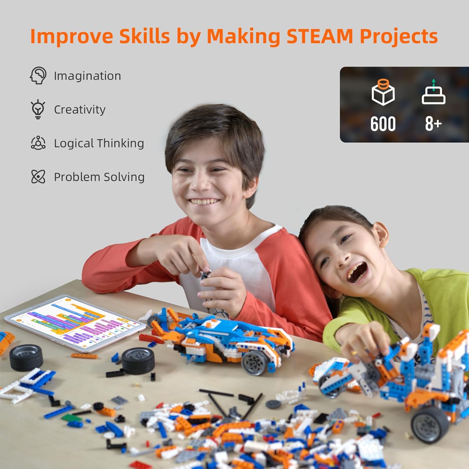 Modern STEM Robot Building Kit - Tech Office Building ulasan dan harga