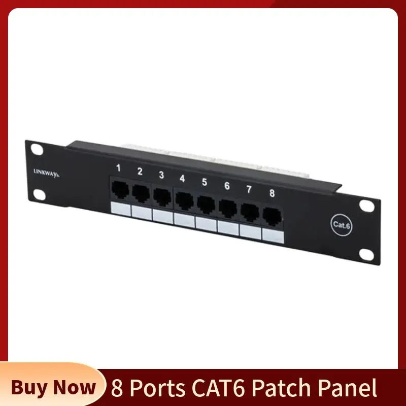 Network Adapter 8 Port CAT6 Pa - Patch Panel Cat6 ulasan dan harga