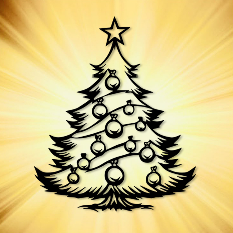 CIFBUY Laser Cut Tree Metal Wa - Tech Office Wall Art ulasan dan harga