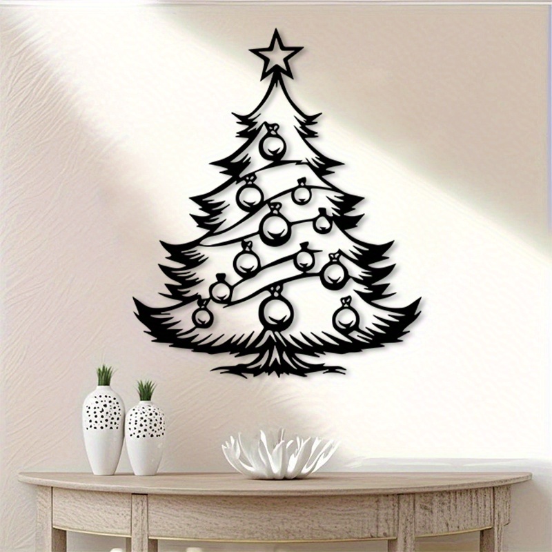 CIFBUY Laser Cut Tree Metal Wa - Tech Office Wall Art ulasan dan harga