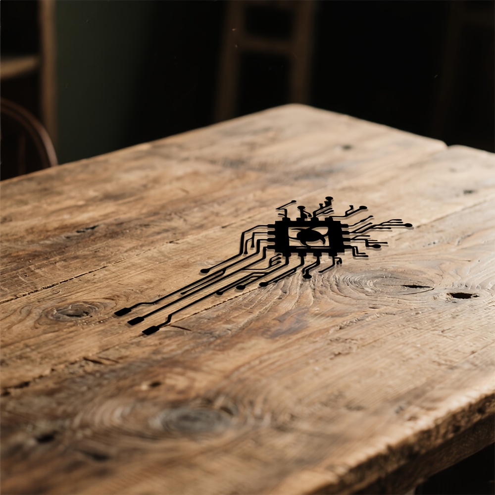 Modern Biohazard Eye Metal Wal - Tech Office Wall Art ulasan dan harga