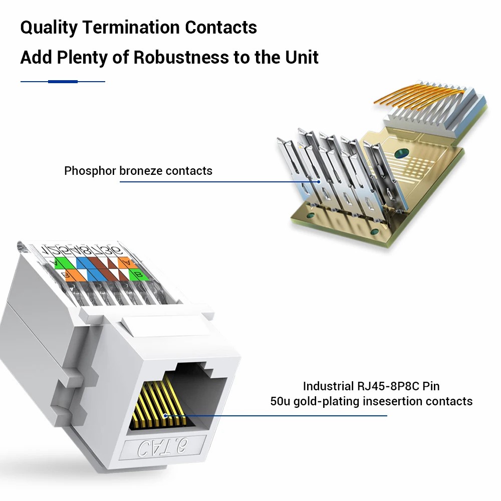 ZoeRax Cat6 RJ45 Tool-Less Key - Patch Panel Cat6 ulasan dan harga
