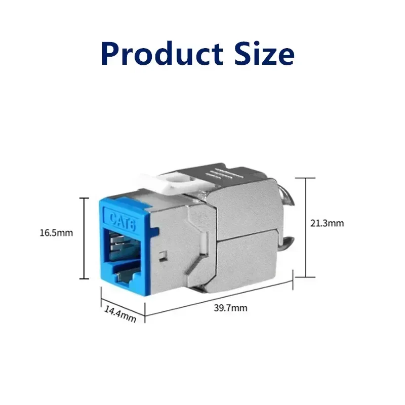 CAT6A Cat6 6 6A RJ45 Connector - Patch Panel Cat6 ulasan dan harga