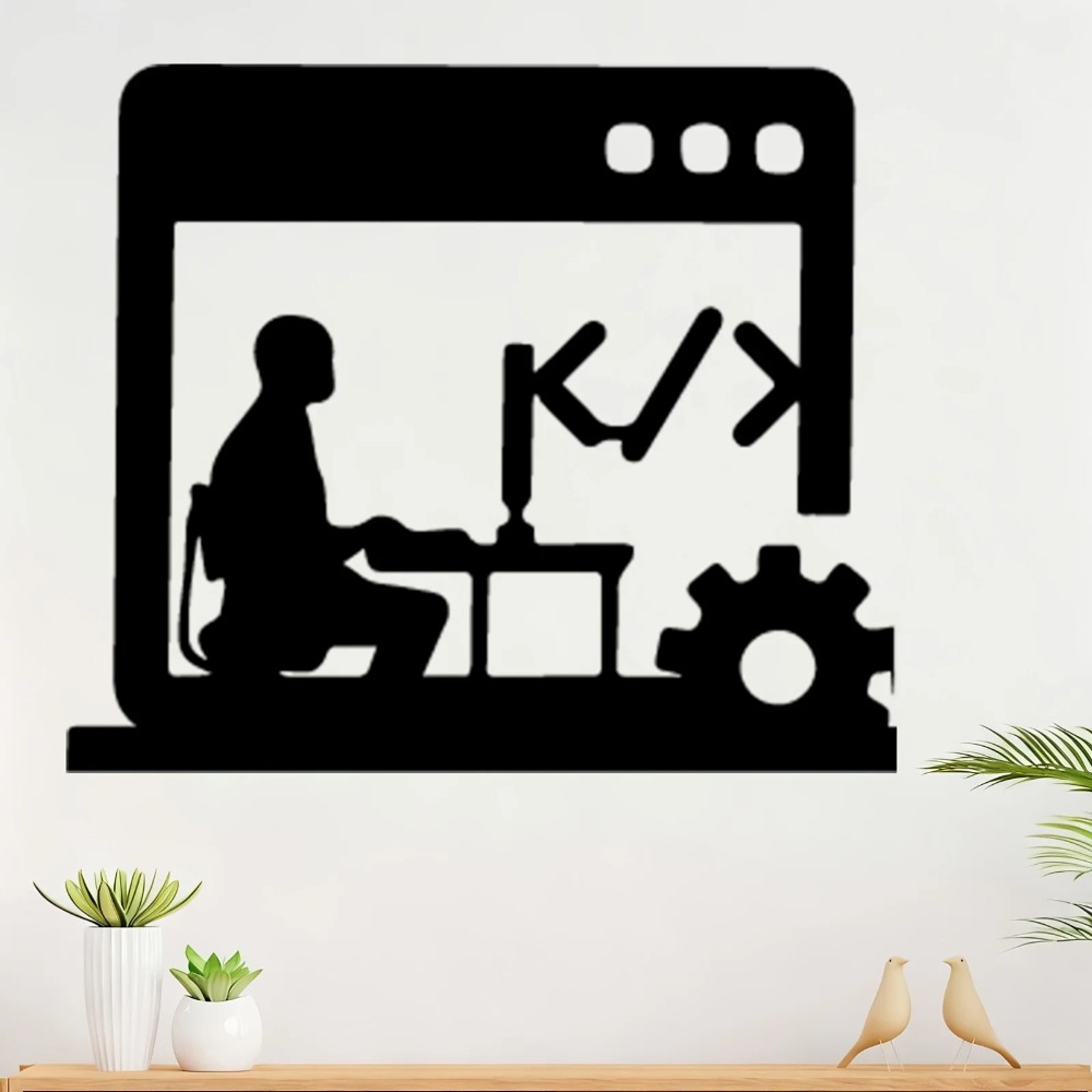 Modern Code Master Metal Wall  - Tech Office Wall Art ulasan dan harga