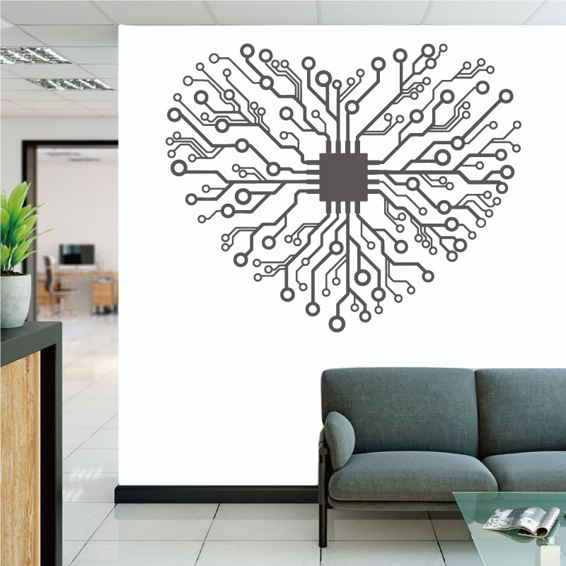 Love Chip Tech Company Office  - Tech Office Wall Art ulasan dan harga