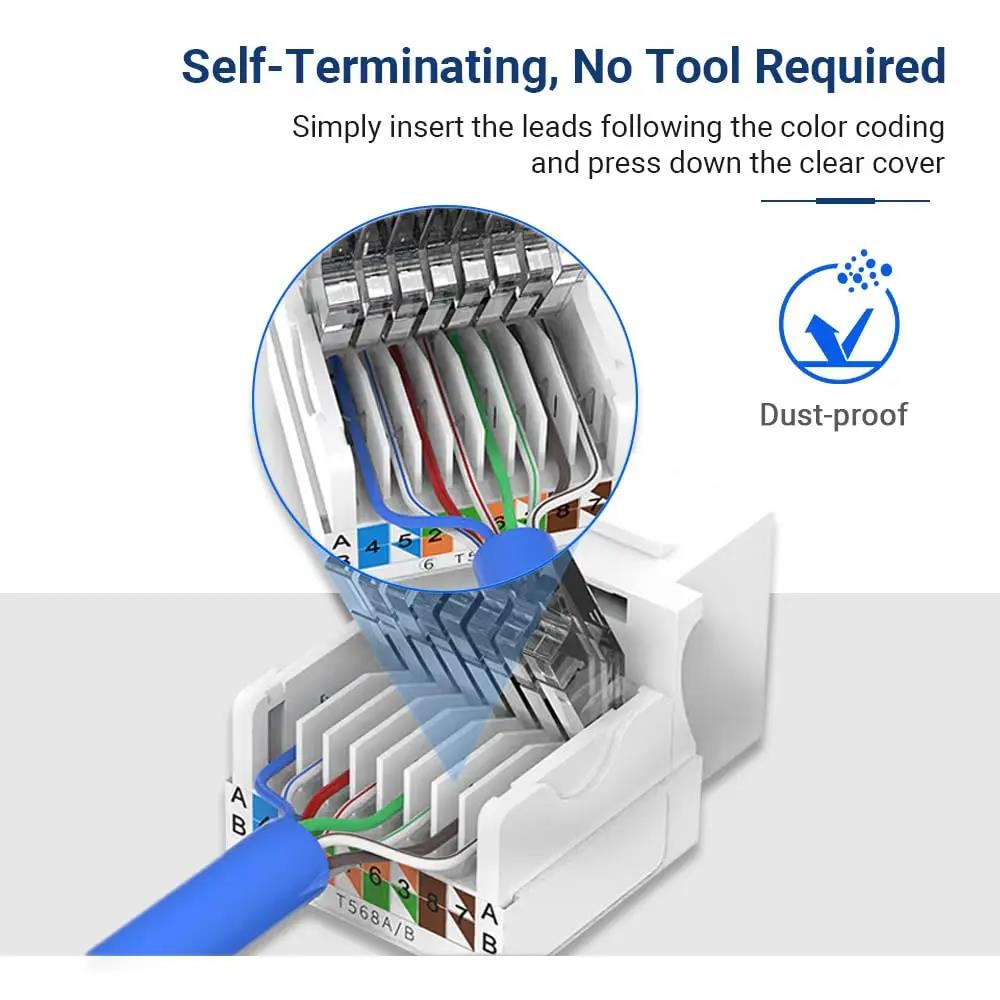 CAT6 Crystal Head Ethernet Int - Patch Panel Cat6 ulasan dan harga