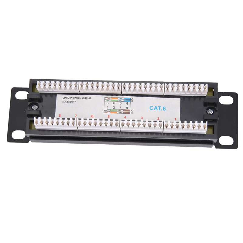 CAT6 8 Ports Patch Panel Rack  - Patch Panel Cat6 ulasan dan harga
