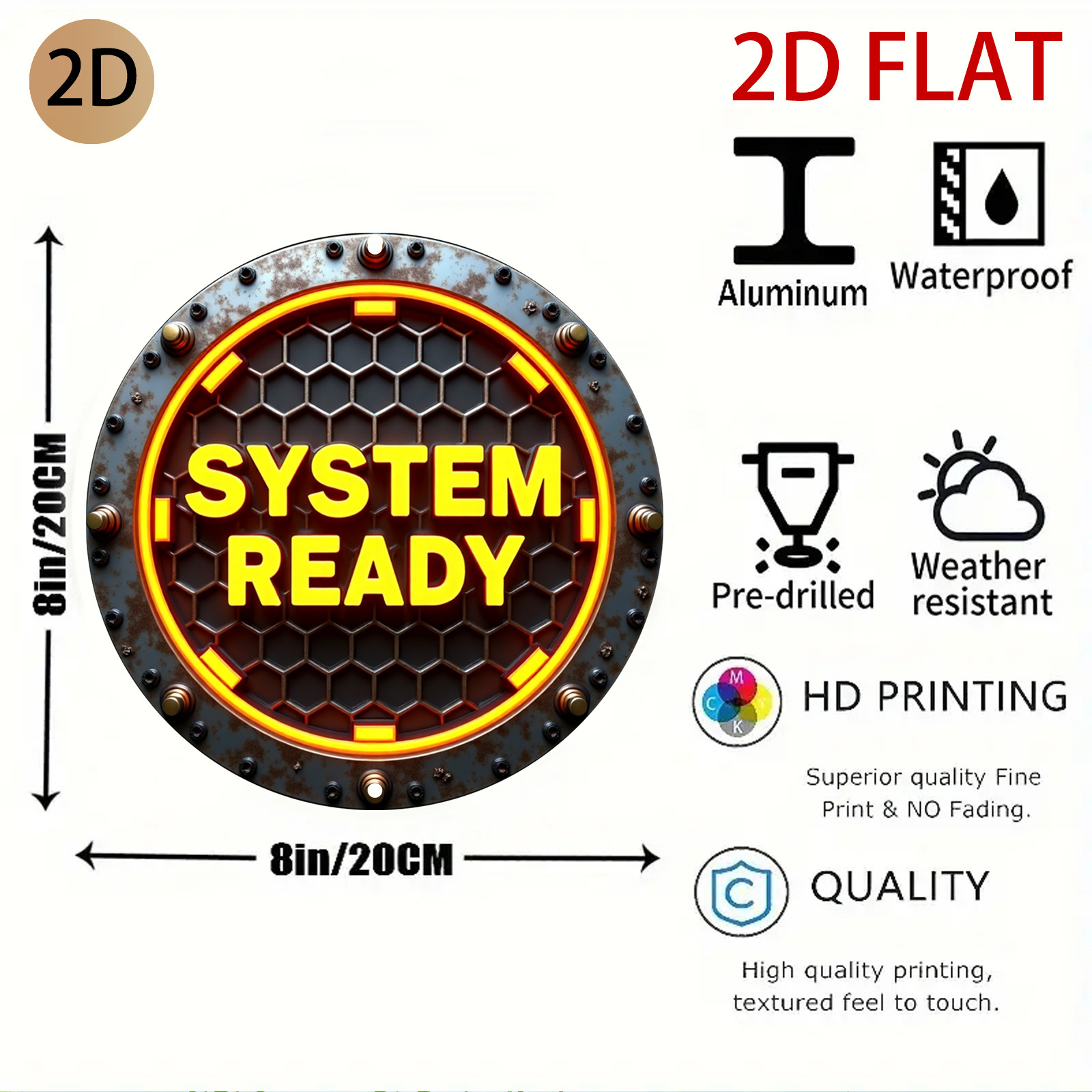 2D Flat, 2d Flat Circular Indu - Tech Office Wall Art ulasan dan harga