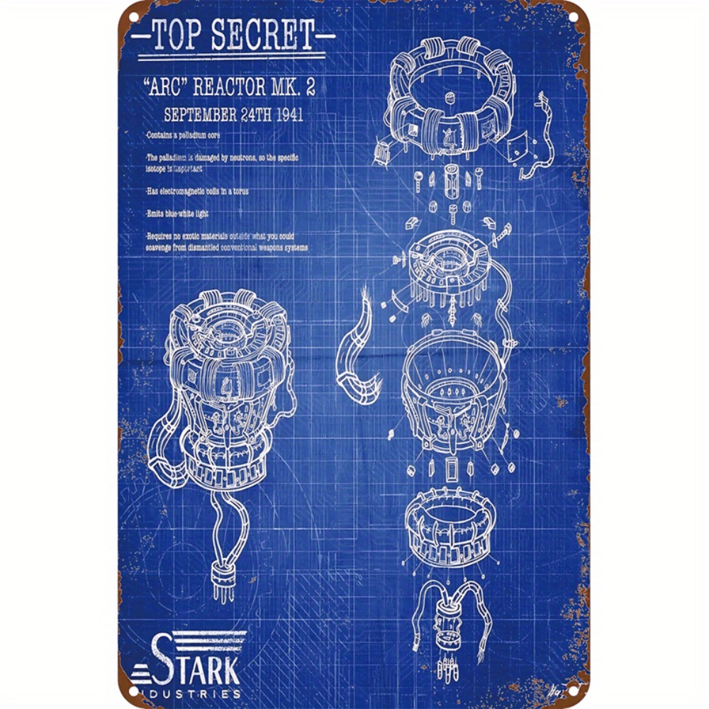 CIFBUY Retro Industrial Alumin - Tech Office Wall Art ulasan dan harga