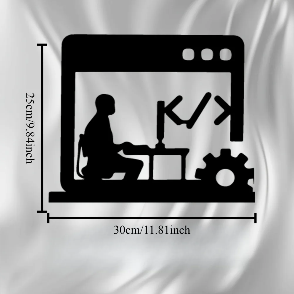 CIFBUY Metal Wall Art Programm - Tech Office Wall Art ulasan dan harga