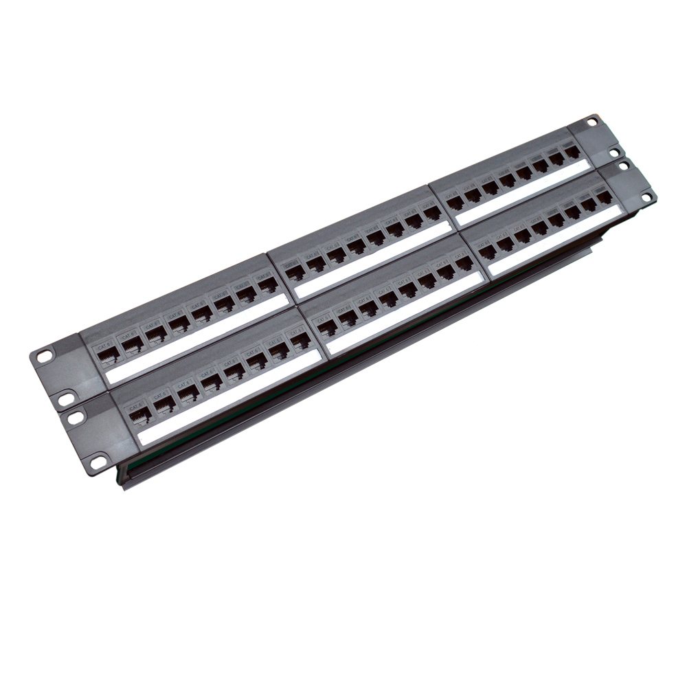 19in 2U Cabinet Pass-through 4 - Patch Panel Cat6 ulasan dan harga
