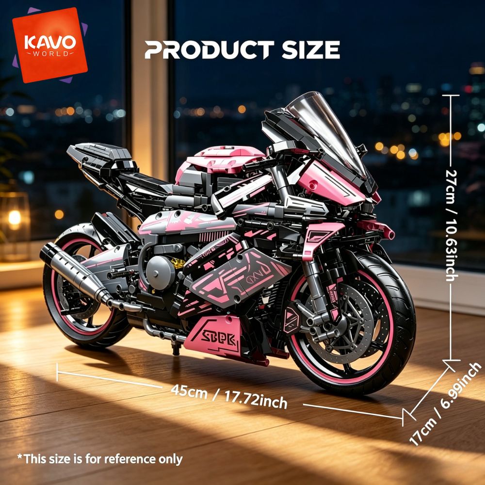 KAVOWORLD 1:5 Large Scale Moto - Tech Office Building ulasan dan harga