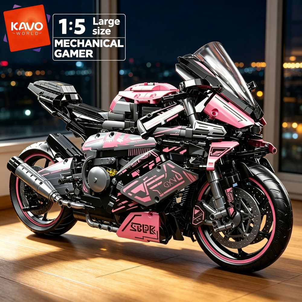 KAVOWORLD 1:5 Large Scale Moto - Tech Office Building ulasan dan harga