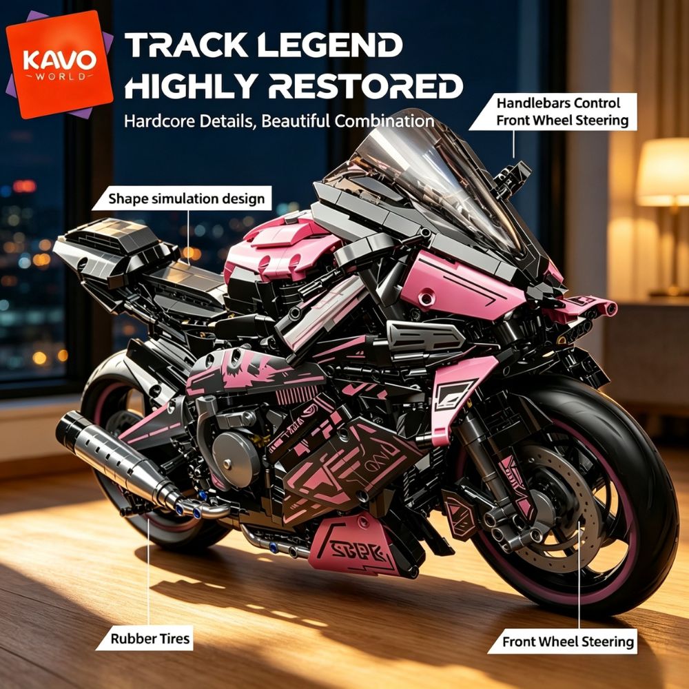 KAVOWORLD 1:5 Large Scale Moto - Tech Office Building ulasan dan harga